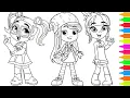 Coloring Strawberry Shortcake Blueberry Muffin Lime Chiffon Berry in the Big City Coloring Pages