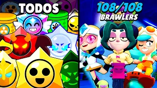 ¿Pueden 100 de TODOS los Drops MAXEAR Una Cuenta NUEVA de Brawl Stars?