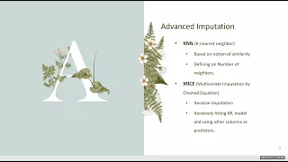 Missing value imputation algorithms and implementation in Python