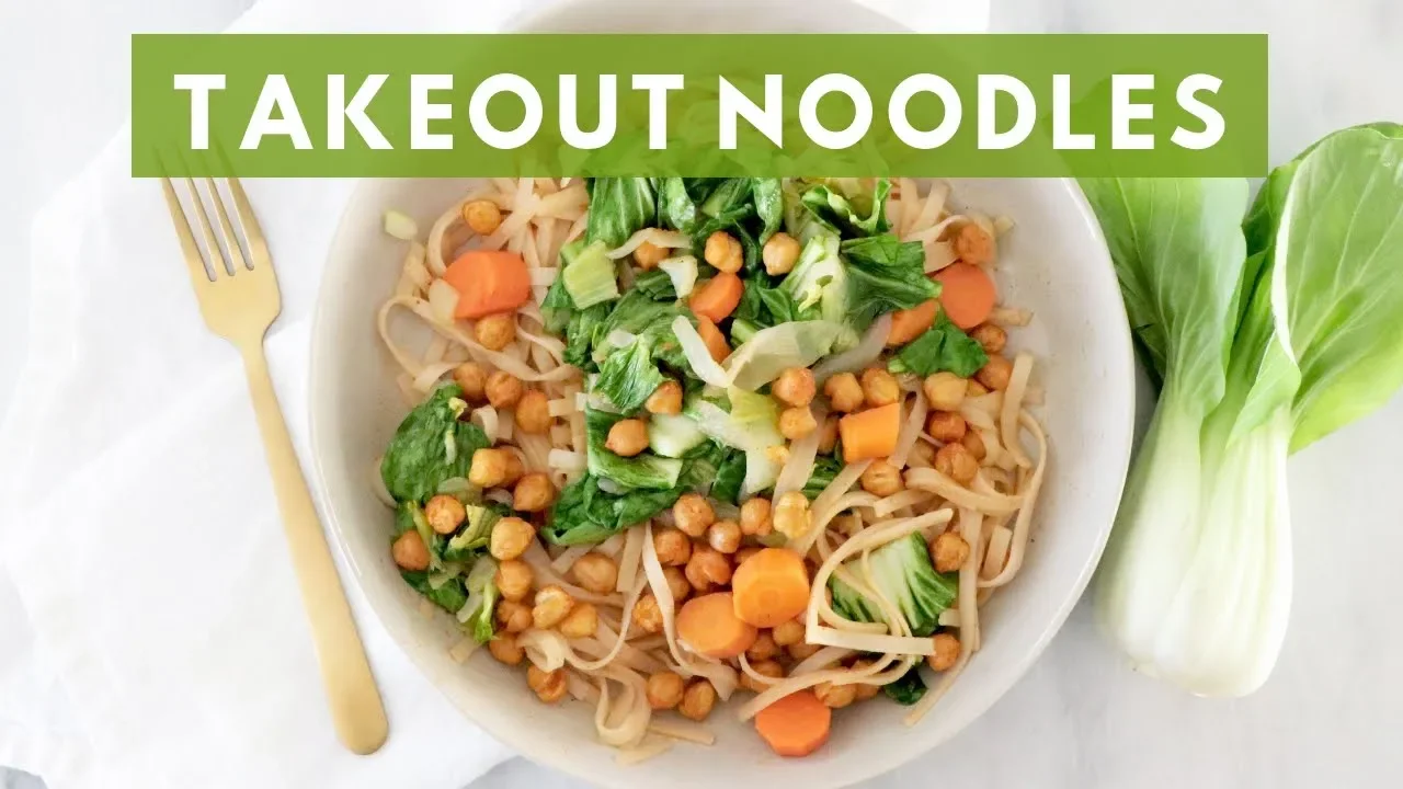 HOMEMADE VEGGIE NOODLE TAKEOUT   Healthy Dinner Recipe   Healthy Grocery Girl