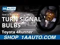 How to Replace Front Turn Signal Bulbs 02-09 Toyota 4Runner