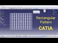 How to create Rectangular Pattern in Catia V5 R20