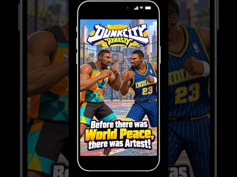 There’s No World Peace when Ron Artest Is On The Court in Dunk City Dynasty!