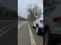 Riding to the Boulder Library in Boulder CO USA