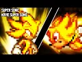 Modern Super Sonic VS Movie Super Sonic - Sprite Animation Animated by Your Too Slow