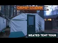 Curry Village Room Tour Heated Tent Walkthrough in Yosemite National Park