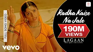 a r rahman radha kaise na jale full video lagaan aamir khan asha bhosle udit narayan