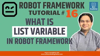 Robot Framework Tutorial - List Variable in Robot Framework