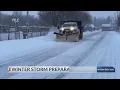 Prepare for severe snowstorm conditions