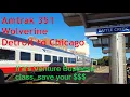 Amtrak s Wolverine - Detroit to Chicago in Venture Business Class