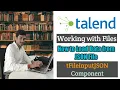 6 How to Load Data from JSON File in Talend l tFileInputJSON l Working with Files l Data Integration
