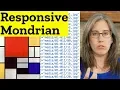 Responsive Mondrian - a demo of CSS Grid
