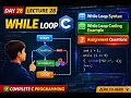 Lecture 28 While Loop in C Programming Syntax Examples Infinite Loop