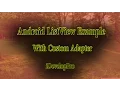 Android ListView With Custom Adapter