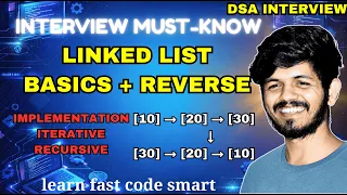 Linked List Basics Reverse Linked List in Python DSA Interview Questions for Placements