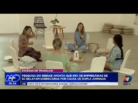 Pesquisa do Sebrae revela que 69% de empresárias de SC sofrem com sobrecarga devido à dupla jornada