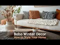 Boho Winter Decorating Secrets Warm Eclectic and Chic