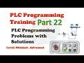 PLC Programming Training Part 22 Student-Advanced -Basic Analog with Program editing Full