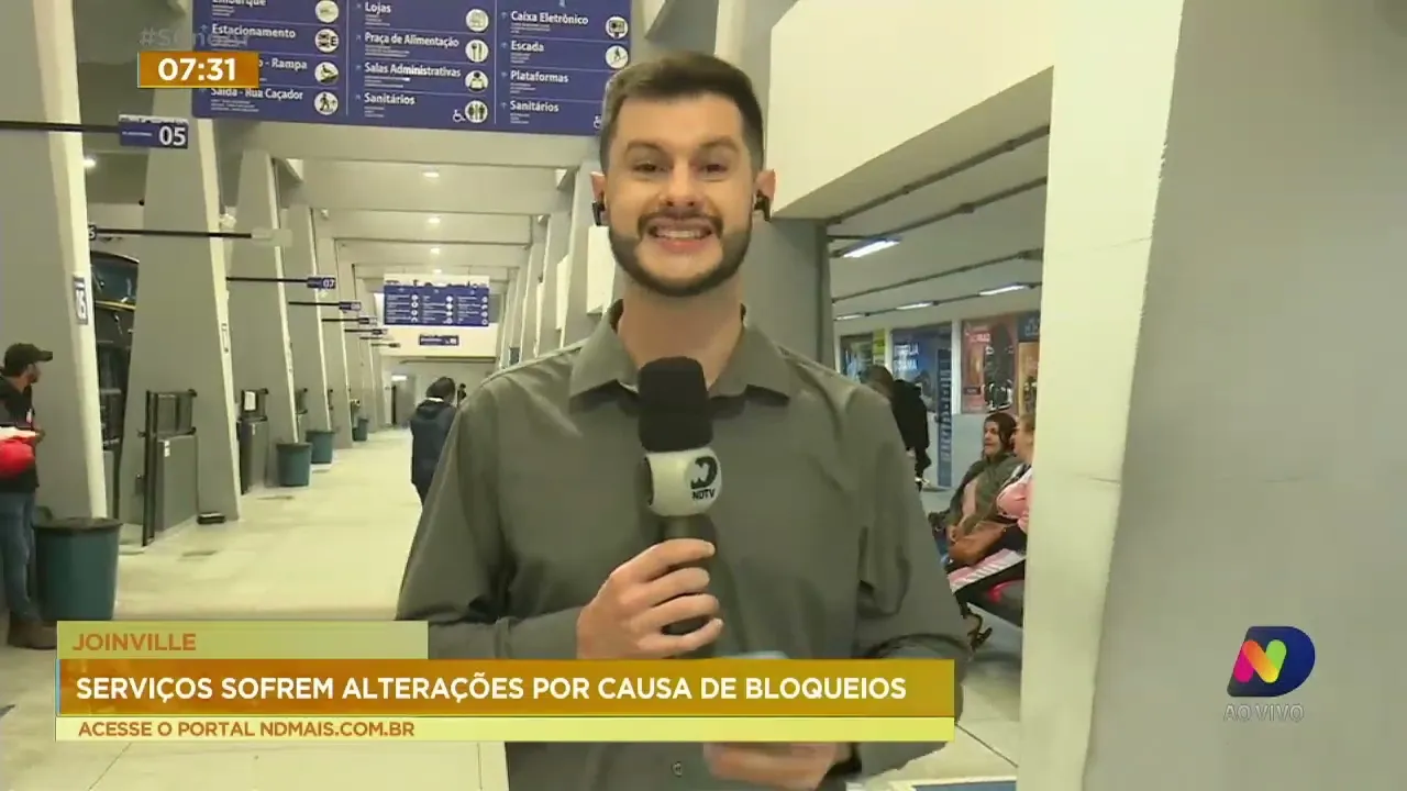 Operações do transporte rodoviário de Joinville estão suspensas