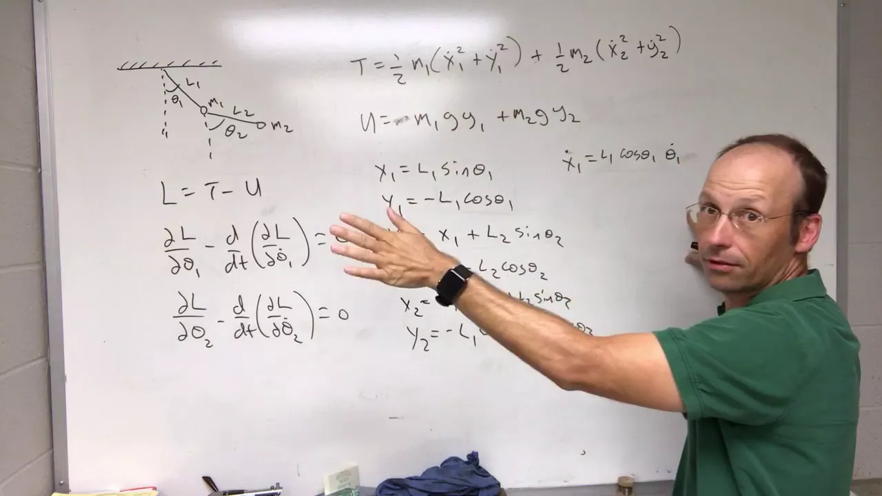 Lagrangian Mechanics: Setting Up the Double Pendulum Problem