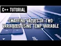 Swapping Value of two Variables Using temp variable C Programming