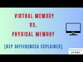 Virtual Memory vs Physical Memory Explained