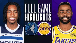 Game Recap Timberwolves 124 Lakers 107 