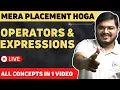 Day 4 Coding for Placement Operators Expressions Part 2 Mera Placement Hoga
