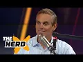 Colin Cowherd calls out Michelle Beadle she calls in to respond THE HERD
