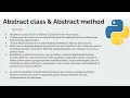 Abstract Classes and Abstract Methods in Python Python Programming for Beginners