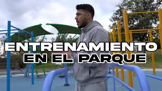 Rutina de ejercicios sin equipos (en el parque ) solo calistenia