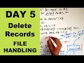 SEE Computer Science Delete records in FILE HANDLING QBASIC Day 5 Readersnepal