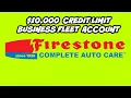 Firestone Commercial Account - 10 000 Credit Limit With No Personal Guarantee