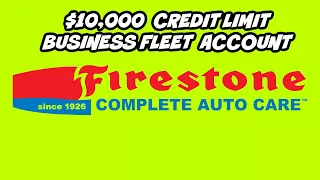 Firestone Commercial Account - 10 000 Credit Limit With No Personal Guarantee