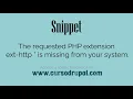 The requested PHP extension ext-http is missing from your system