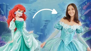 Making Ariel's Dress (that's not in the movie?!)