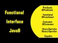 functional interface in Java 8 all functional interface in java 8 in one