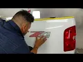 Sticking decals easily and quickly