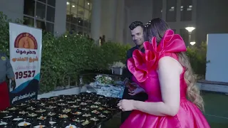 عيد ميلاد عصام صاصا بحضور بلوجر التيك توك دندنها