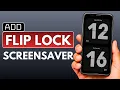 How to Add Flip Clock Screensaver on Android Phones or Tablets Step By Step Full Guide