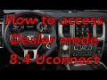 2018 Dodge Ram 1500 8 4 Uconnect How to access dealer mode hidden feature