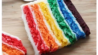 Easy and gorgeous Rainbow Cake Tutorial. Let's be friends! Facebook: https://www.facebook.com/emmasg. 