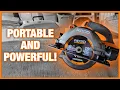 Ergonomic Lightweight Ridgid 18v Subcompact Brushless 6 5in Circular Saw