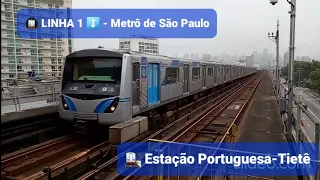 Linha 1 ↕️ - Metrô de São Paulo - Estação Portuguesa-Tietê.