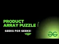 Product array puzzle