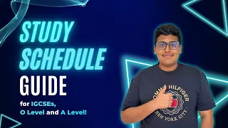 How to Create the PERFECT STUDY SCHEDULE