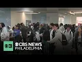 Long lines persist at PHL Airport Trump says ICE agents will help with TSA staffing shortage