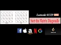 1329 Sort the Matrix Diagonally Python Medium August Leetcode Challenge Placement Preparation