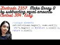 Leetcode 2357 Make Array Zero by Subtracting Equal Amounts Weekly Contest 304 Problem 1 Easy