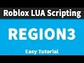 Working With Region3 Roblox Scripting Tutorials